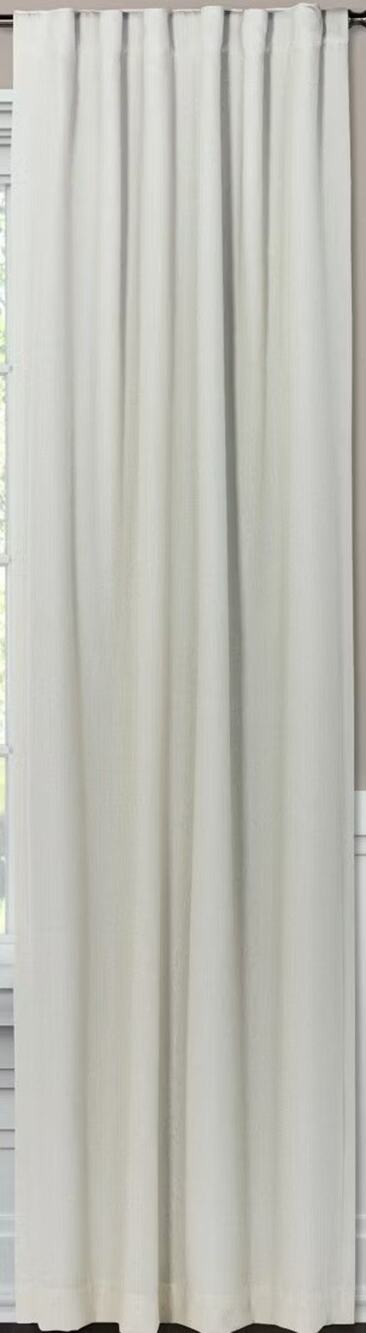 Threshold 50"x95" Blackout Aruba Window Curtain Panel Sour Cream